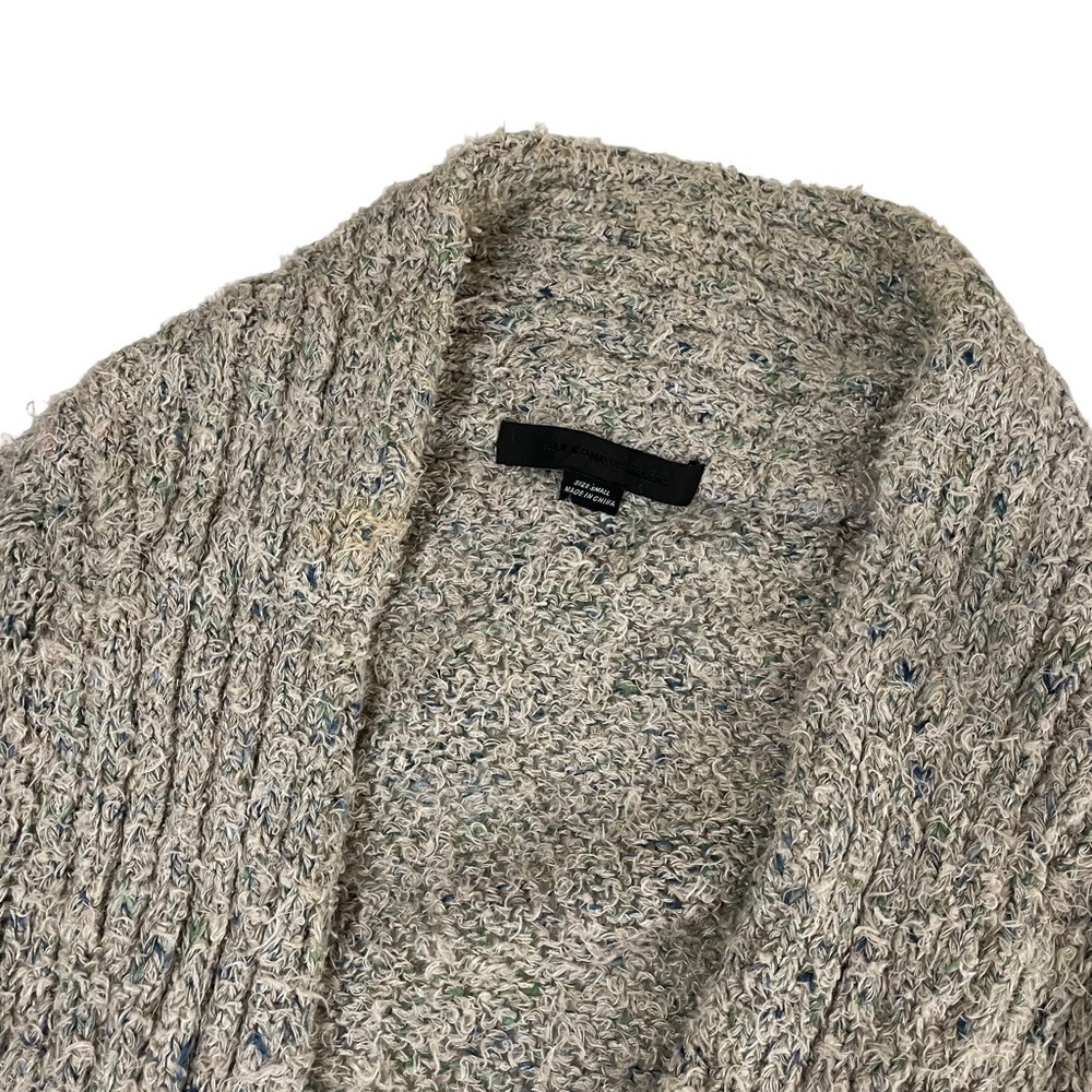 Alexander Wang Linen Blend Oversized Slouchy Buttoned Cardigan - Picture 11 of 13